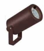 Φωτιστικό Κήπου Πλαστικό Στρογγυλο GU10 IP65 Καφέ Σκουριά 21-0215-4  FOS_ME - Image 2