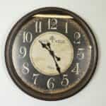 Αντικέ Ρολόι Τοίχου Πλαστικό Μπρούτζινο Ø61cm 753-12014