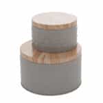 Iliadis Μεταλλικό Κουτί Αποθήκευσης με Καπάκι Γκρι Κωδικός: 84436