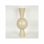 Διακοσμητικό Βάζο Μεταλλικό Μπεζ 30x30x75cm 752-22052