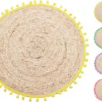 JK Home Décor - Σουπλά με PomPom 37cm 4Σχδ 384179