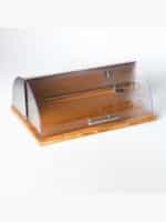 Ψωμιέρα με Καπάκι από Bamboo σε Ασημί Χρώμα 39x26.5x15.5cm 5Five F-V Box 103601 - Image 3