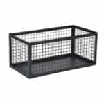 Καλάθι Αποθήκευσης Μαύρο 30x15.5x13cm Estia 02-27667