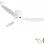 Ανεμιστήρας Οροφής 130cm με Φως και Τηλεχειριστήριο Λευκός Lineme 02-00337