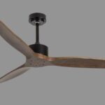 Lineme Ανεμιστήρας Οροφής 132cm με Φως και Τηλεχειριστήριο Choco/Μαύρος 02-00339 Lineme