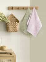 Πετσέτες Κουζίνας Messy (Σετ 2τμχ) Green-Pink Nima 40x60cm 100% Βαμβάκι 35076