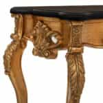 Κονσόλα Ξύλινη-Pu Vintage Χρυσή-Μαύρη 130x50x80εκ. iliadis 89195 - Image 3