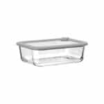 Estia Δοχείο Φαγητού Γυάλινο Γκρι Κατάλληλο για Φούρνο Μικροκυμάτων 1050ml 01-26424