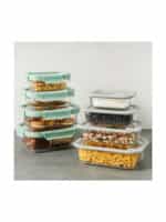 Estia Δοχείο Φαγητού Γυάλινο Γκρι Κατάλληλο για Φούρνο Μικροκυμάτων 1050ml 01-26424 - Image 4