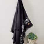 Nima Maori Πετσέτα Θαλάσσης Παρεό Λευκό με Κρόσσια 90x160εκ 35088