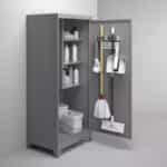 Επιτοίχια Βάση Σκούπες Σφουγγαρίστρες Πλαστική 21.5 X 6 X 6.5 Cm Hang-up 2 Metaltex 16-294900 - Image 5