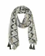 Ble Resort Collection Γυναικείο Φουλάρι Μαύρο 5-43-254-0104