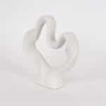 Διακοσμητικό Κεραμικό Λευκό-γκρι 26x7x27.5εκ Estheti 819-00597