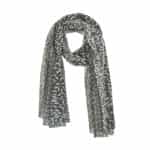 ΦΟΥΛΑΡΙ/ΠΑΡΕΟ ΜΑΥΡΟ/ΛΕΥΚΟ ΜΕ ΦΟΥΝΤΑΚΙΑ 100Χ180 (100% COTTON) 5-43-230-0264