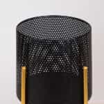 ESTHETI home Κασπώ Μεταλλικό Μαύρο με Βάση 29x29x60εκ. 752-18093 - Image 2