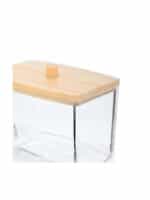 Estia Επιτραπέζια Θήκη για Βαμβάκι Μπαμπού Διάφανη Κωδ: 02-17644 - Image 2