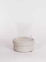 Κεραμικό Λευκό Κηροπήγιο 13,5χ13,5χ15εκ 819-00517 Estheti