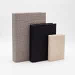 Σετ Διακοσμητικά Κουτιά Ξύλινα σε Σχήμα Βιβλίου 3τμχ