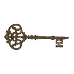 Διακοσμητικά Χώρου Κλειδί Μαντέμι Καφέ 29x2x9cm 819-00739