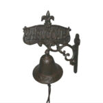 Διακοσμητικό Τοίχου Κουδούνι Μαντέμι Καφέ  25x11x19cm  819-00725