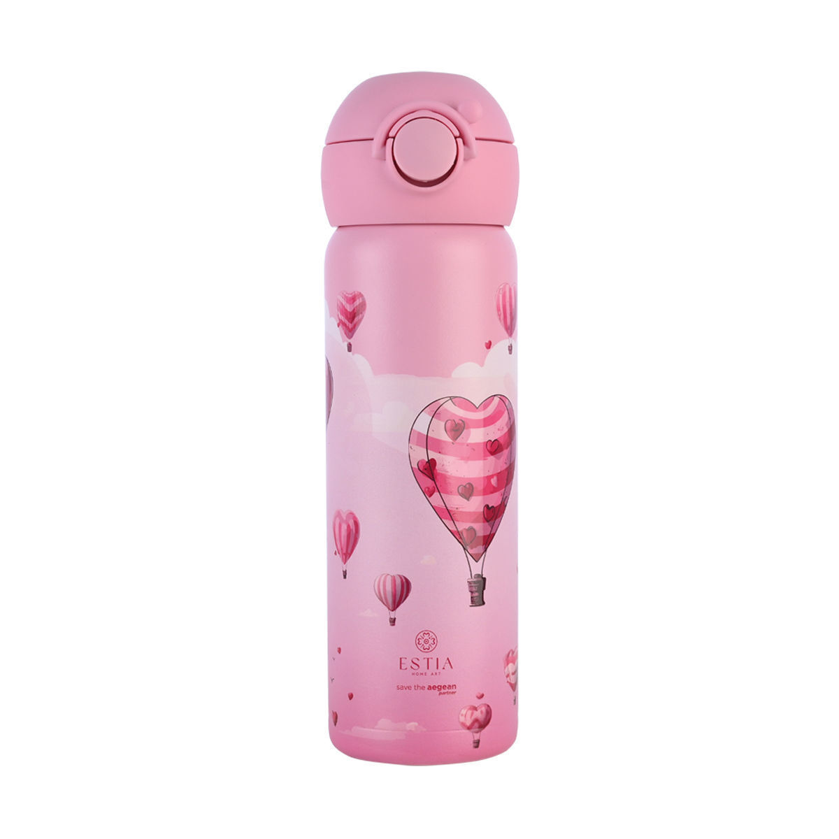 20250623172230_estia_paidiko_pagouri_thermos_anoxeidoto_me_kalamaki_non_spill_500ml_01_33163 Estia Wonder Bottle Save the Aegean Παιδικό Παγούρι Θερμός Ανοξείδωτο με Καλαμάκι Non Spill Love Ascend 500ml Κωδικός: 01-33163 - Image 1