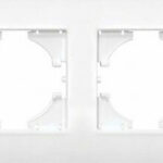 Lineme Hseries Πλαίσιο Διακόπτη 4 Θέσεων Οριζόντιας Τοποθέτησης σε Λευκό Χρώμα 50-00124-1