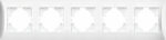 Lineme Πλαίσιο Διακόπτη 5 Θέσεων Οριζόντιας Τοποθέτησης σε Λευκό Χρώμα 50-00125-1