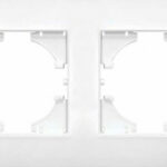 Lineme Hseries Πλαίσιο Διακόπτη 2 Θέσεων Οριζόντιας Τοποθέτησης σε Λευκό Χρώμα 50-00122-1