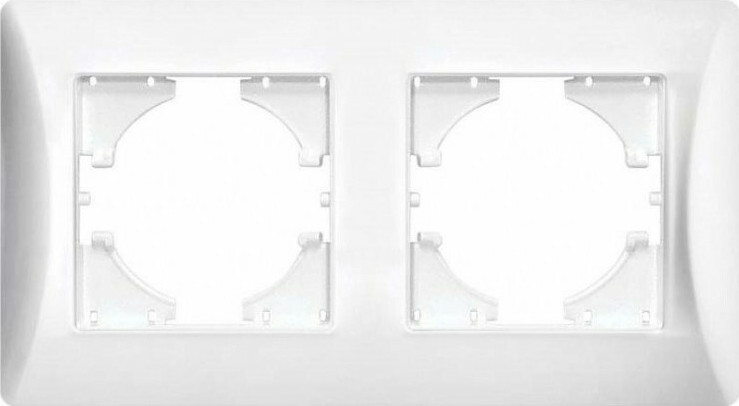 Lineme Hseries Πλαίσιο Διακόπτη 2 Θέσεων Οριζόντιας Τοποθέτησης σε Λευκό Χρώμα 50-00122-1 - Image 1