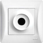 Lineme Hseries Μετώπη Εξόδου Καλωδίου σε Λευκό Χρώμα 50-00137-1