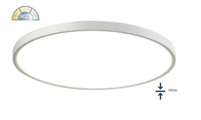 Fos me Στρογγυλό Εξωτερικό LED Panel 24W με Θερμό Λευκό Φως 30εκ. 05-00454-2 - Image 3