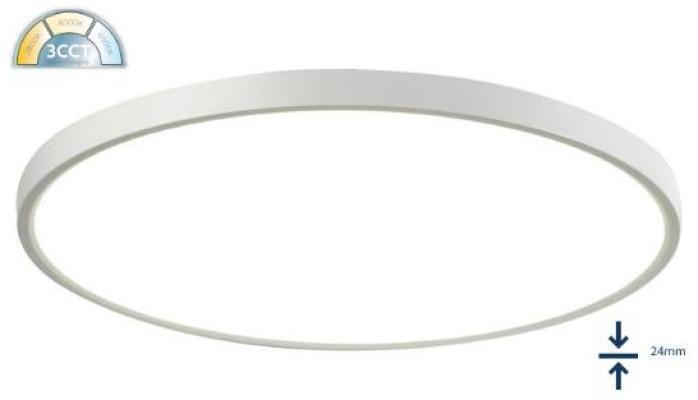 Fos me Πλαφονιέρα Οροφής 80εκ. Λευκή με Ενσωματωμένο LED  05-00453-1 - Image 1