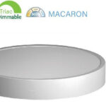 Fos me Πλαφονιέρα Οροφής Εξωτερικού Χώρου με Ενσωματωμένο LED σε Γκρι Χρώμα 05-00455-10