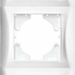 Lineme Πλαίσιο Διακόπτη 3 Θέσεων Κάθετης Τοποθέτησης σε Λευκό Χρώμα 50-00127-1