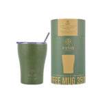 Estia Coffee Mug Save The Aegean Ποτήρι Θερμός Ανοξείδωτο BPA Free 350ml Forest Spirit με Καλαμάκι  Κωδικός: 01-13813 - Image 2