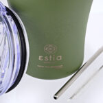 Estia Coffee Mug Save The Aegean Ποτήρι Θερμός Ανοξείδωτο BPA Free 350ml Forest Spirit με Καλαμάκι  Κωδικός: 01-13813 - Image 3