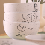 Μπόλ 13εκ 550ml Little Funny Ones Stoneware Άσπρο 5681172