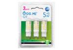Fos me Λάμπες LED 5W για Ντουί G9 Ψυχρό Λευκό 3τμχ Κωδικός: 44-06427