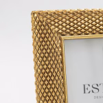 Κορνίζα Πλαστική με Χρυσό Πλαίσιο 20x25  25x1.5x30cm 815-00103 - Image 2