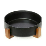 Cryspo Trio Acacia Σαλατιέρα από Πορσελάνη Μαύρη 31.5x31.5x8cm 2τμχ Κωδικός: 65.0002.01