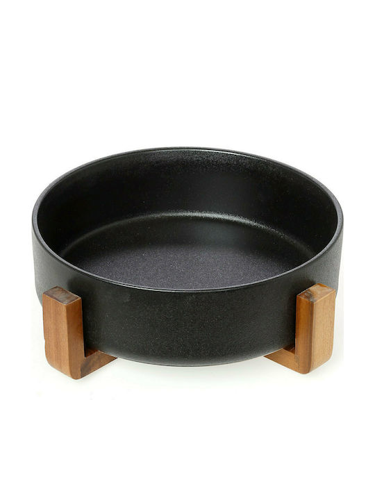 Cryspo Trio Acacia Σαλατιέρα από Πορσελάνη Μαύρη 31.5x31.5x8cm 2τμχ Κωδικός: 65.0002.01 - Image 1