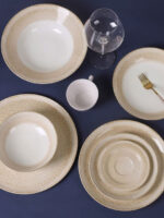 Cryspo Trio Σερβίτσιο Πιάτων από Πορσελάνη Πορτοκαλί 20τμχ Κωδικός: 25.097.40 - Image 2