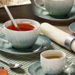 Cryspo Trio Σετ Φλιτζάνια Tσαγιού Κεραμικά Γκρι 230ml 6 Σετ  2τμχ Κωδικός: 25.095.16