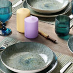 Cryspo Trio Σερβίτσιο Πιάτων Κεραμικό Γκρι 20τμχ Κωδικός: 25.095.40