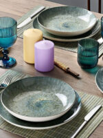 Cryspo Trio Σερβίτσιο Πιάτων Κεραμικό Γκρι 20τμχ Κωδικός: 25.095.40