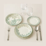 HFA Σερβίτσιο Πιάτων από Πορσελάνη Πράσινο 18τμχ Κωδικός: 5401101