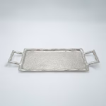 Διακοσμητικός Δίσκος Μεταλλικός Ορθογώνιος 49x18x4cm 819-00461