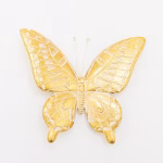 Πεταλουδα Επιτοιχια Πολυρεζιν Χρυση 19x3x19cm Κωδικός 819-01425