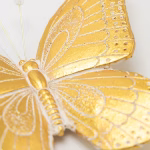 Πεταλουδα Επιτοιχια Πολυρεζιν Χρυση 14x2.5x14cm Κωδικός 819-01426 - Image 2