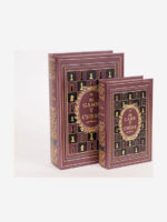 Estheti Home S/2 Διακοσμητικα Κουτια Game Chess Ξυλινο Καφε 27x18x7cm 819-00287 - Image 2